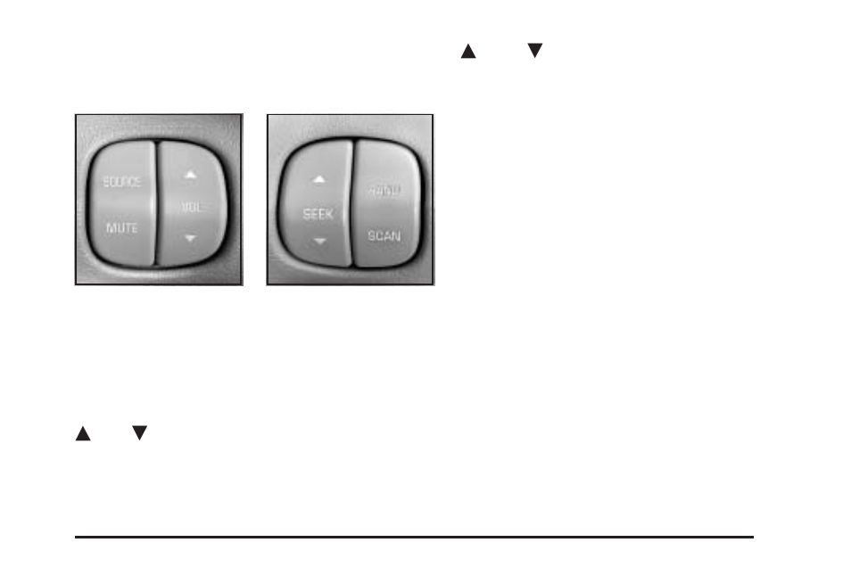 Audio steering wheel controls, Dvd distortion, Audio | Steering wheel controls | Buick 2004 Rendezvous User Manual | Page 269 / 486