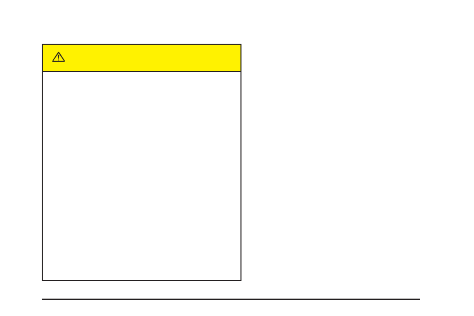 Caution | Buick 2004 Rendezvous User Manual | Page 319 / 486