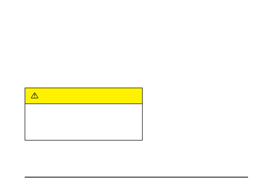 Caution, Driving on grades, Parking on hills | Buick 2004 Rendezvous User Manual | Page 321 / 486