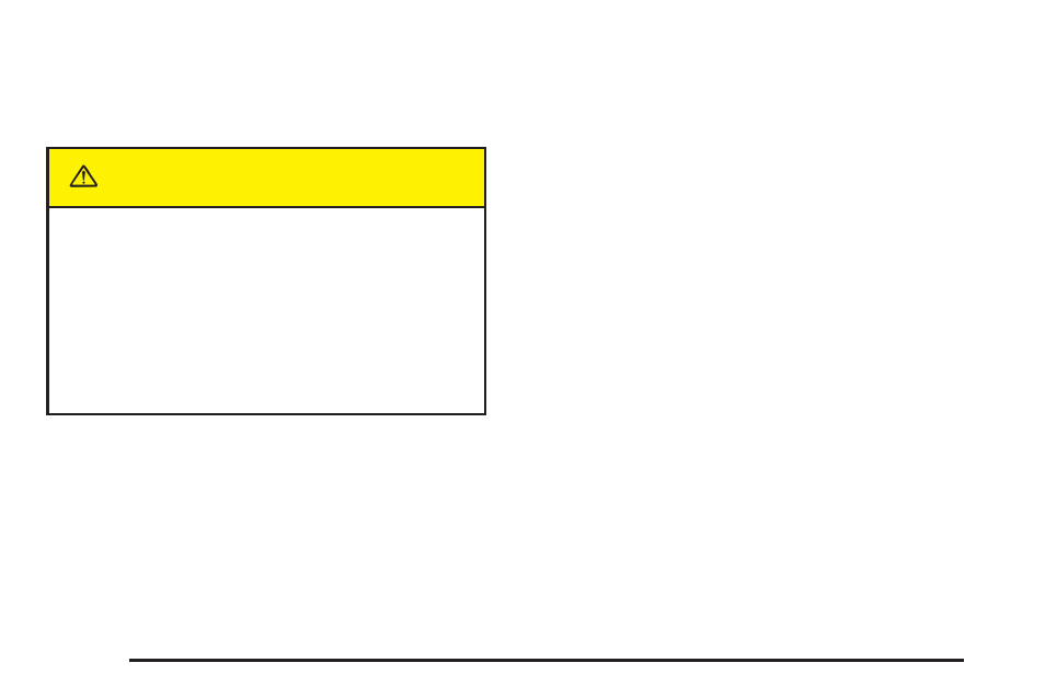 Caution | Buick 2004 Rendezvous User Manual | Page 352 / 486