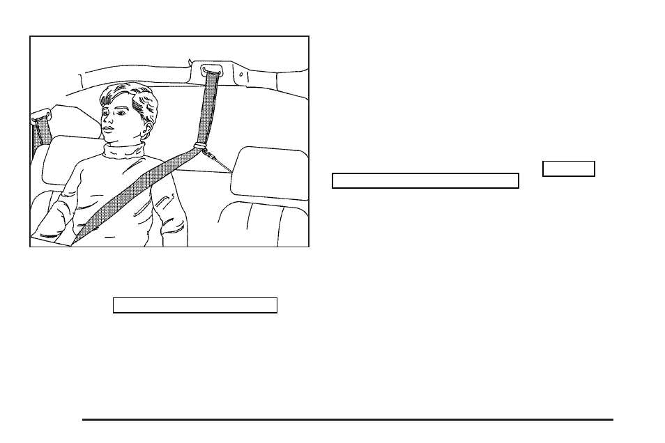 Safety belt pretensioners, Safety belt extender | Buick 2004 Rendezvous User Manual | Page 52 / 486