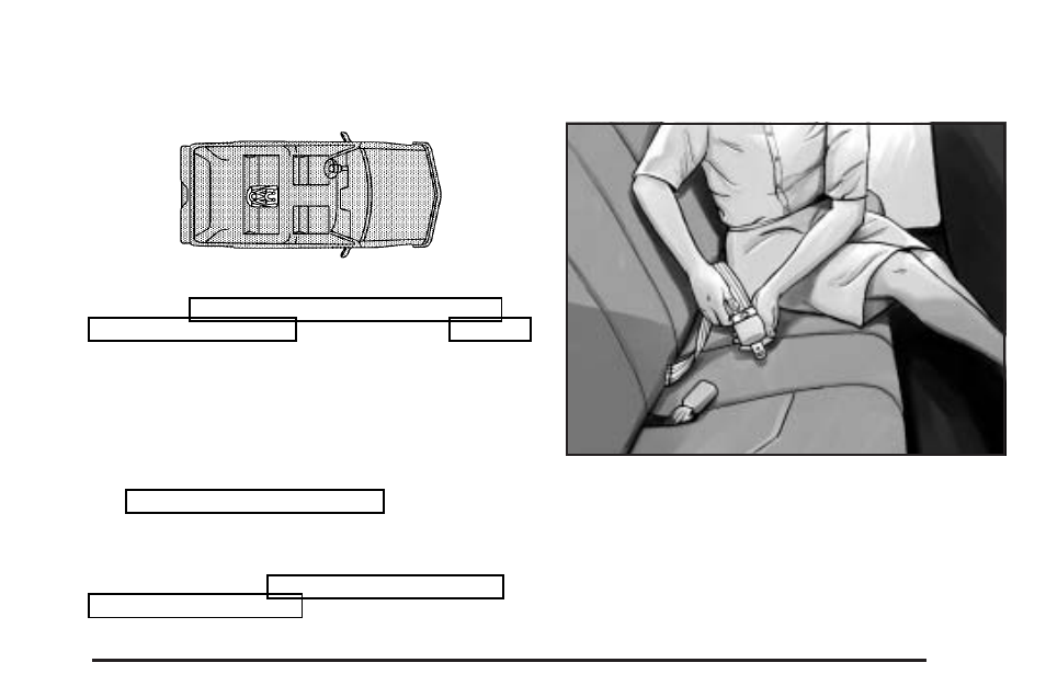 Securing a child restraint in a center rear, Seat position -67 | Buick 2004 Rendezvous User Manual | Page 73 / 486