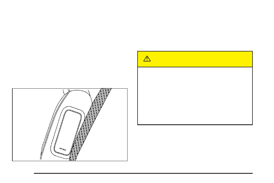 Air bag systems, Air bag systems -72, Caution | Buick 2004 Rendezvous User Manual | Page 78 / 486