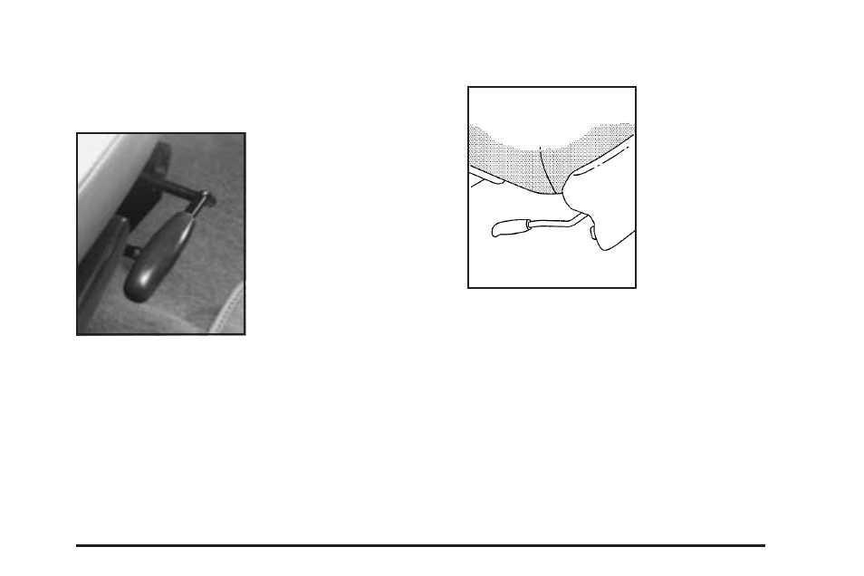 Front seats, Manual passenger seat, Four-way manual driver seat | Seats and restraint systems -1, Front seats -3 | Buick 2004 Rendezvous User Manual | Page 9 / 486