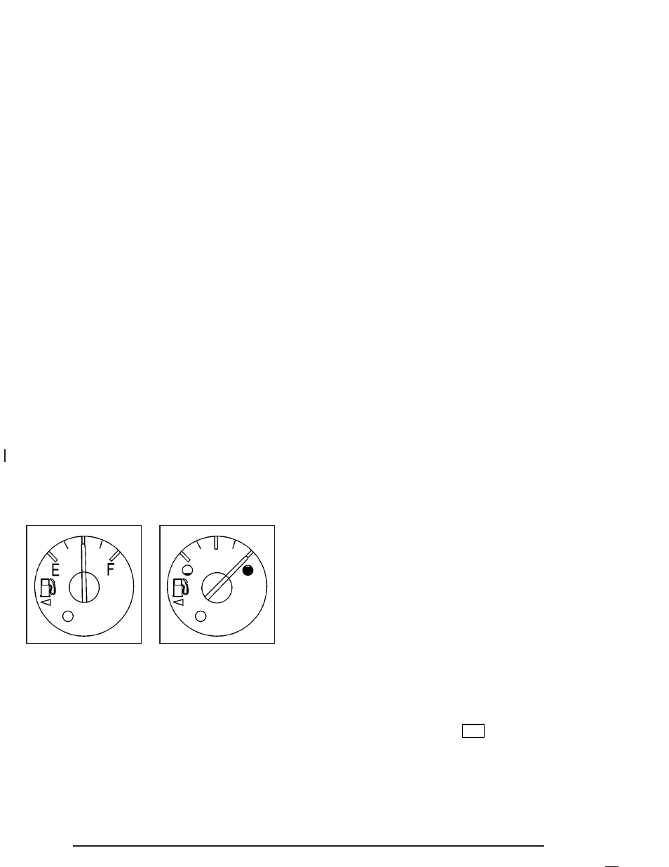 Fuel gage, Low fuel warning light, Fuel gage -42 low fuel warning light -42 | Buick 2004 Rainier User Manual | Page 150 / 452
