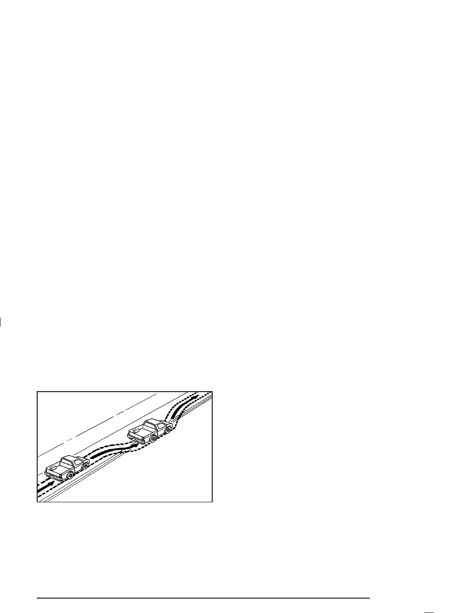 Off-road recovery, Passing, Off-road recovery -13 passing -13 | Buick 2004 Rainier User Manual | Page 237 / 452