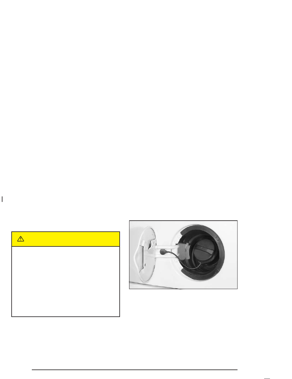 Filling your tank, Filling your tank -8, Caution | Buick 2004 Rainier User Manual | Page 296 / 452