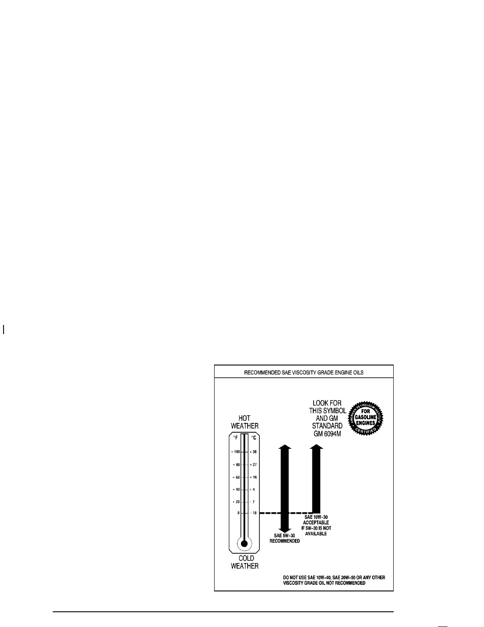 What kind of engine oil to use | Buick 2004 Rainier User Manual | Page 308 / 452