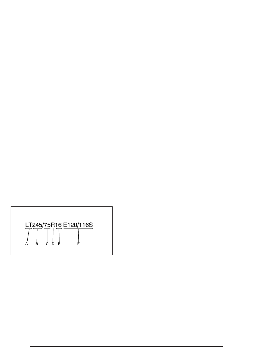 Tire terminology and definitions | Buick 2004 Rainier User Manual | Page 352 / 452