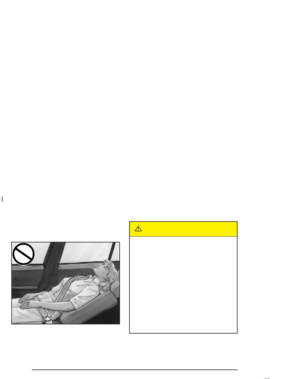 Reclining seatbacks, Reclining seatbacks -4, Caution | Buick 2004 Park Avenue User Manual | Page 10 / 410