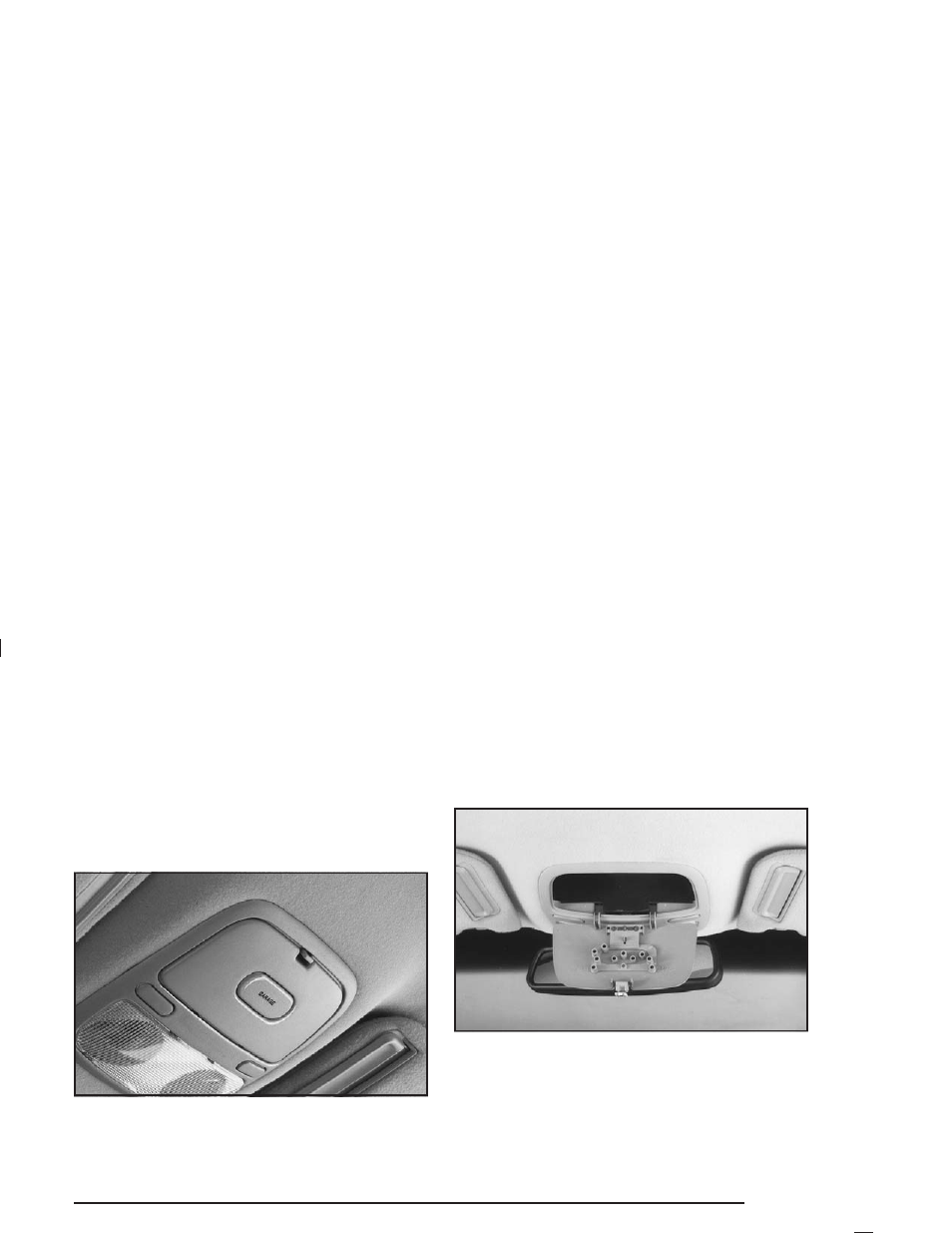 Storage areas, Glove box, Garage door opener compartment | Storage areas -47, Glove box -47 garage door opener compartment -47 | Buick 2004 Park Avenue User Manual | Page 113 / 410