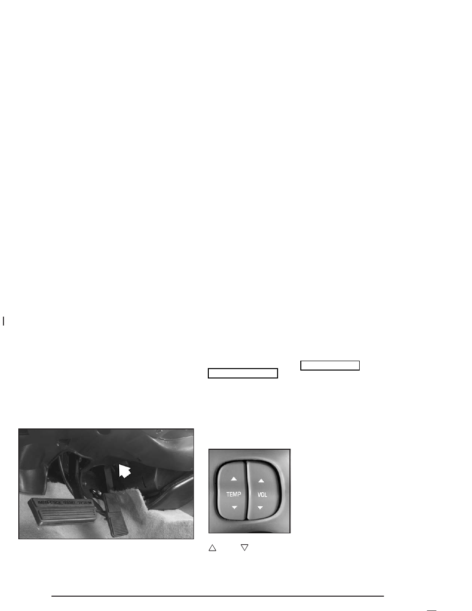 Passenger compartment air filter, Steering wheel climate controls, Steering | Wheel climate controls | Buick 2004 Park Avenue User Manual | Page 148 / 410