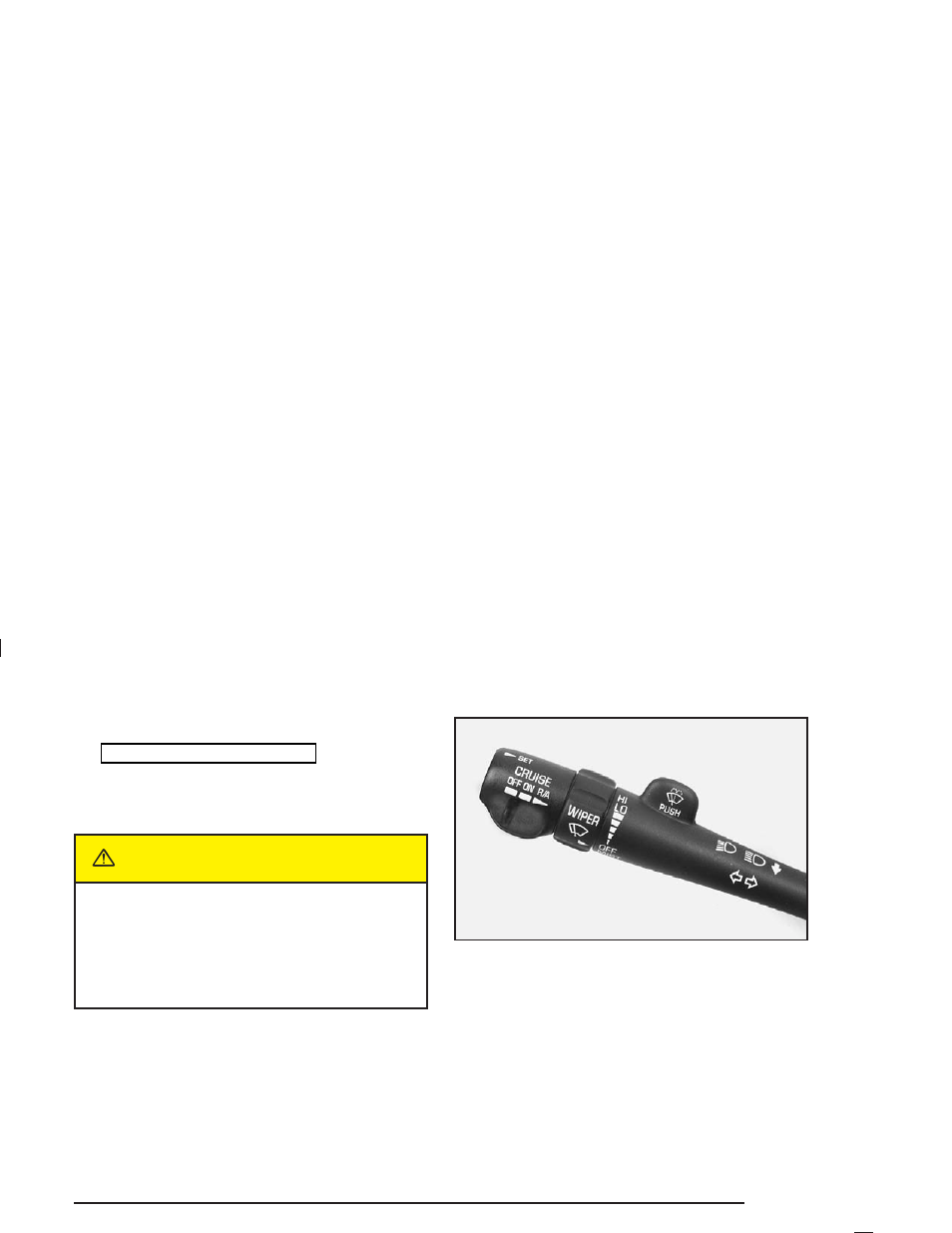 Caution | Buick 2004 Century User Manual | Page 111 / 358