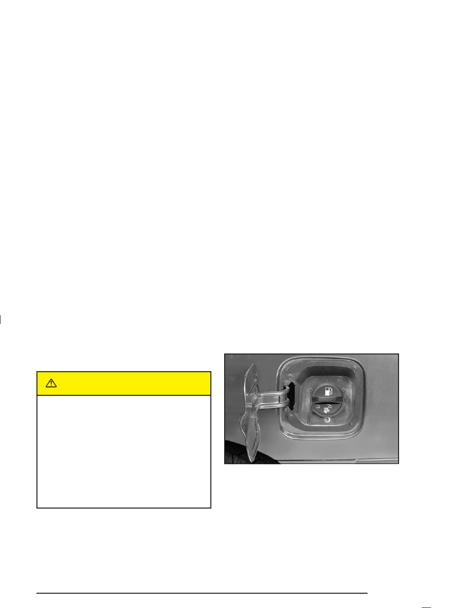 Filling your tank, Filling your tank -7, Caution | Buick 2004 Century User Manual | Page 219 / 358