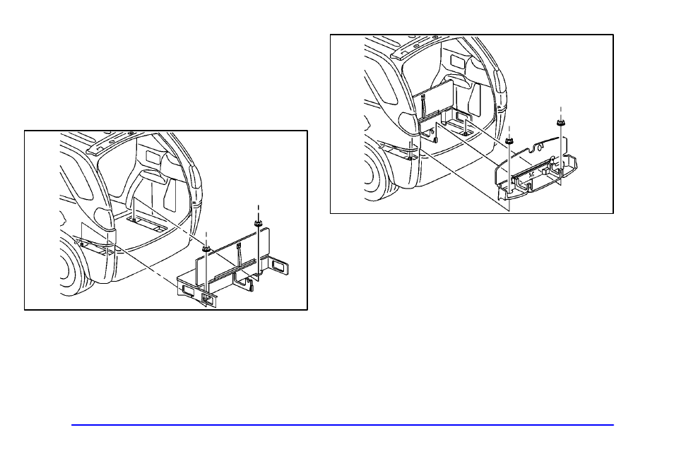 Replacing the extended rear convenience center | Buick 2002 Rendezvous User Manual | Page 156 / 455