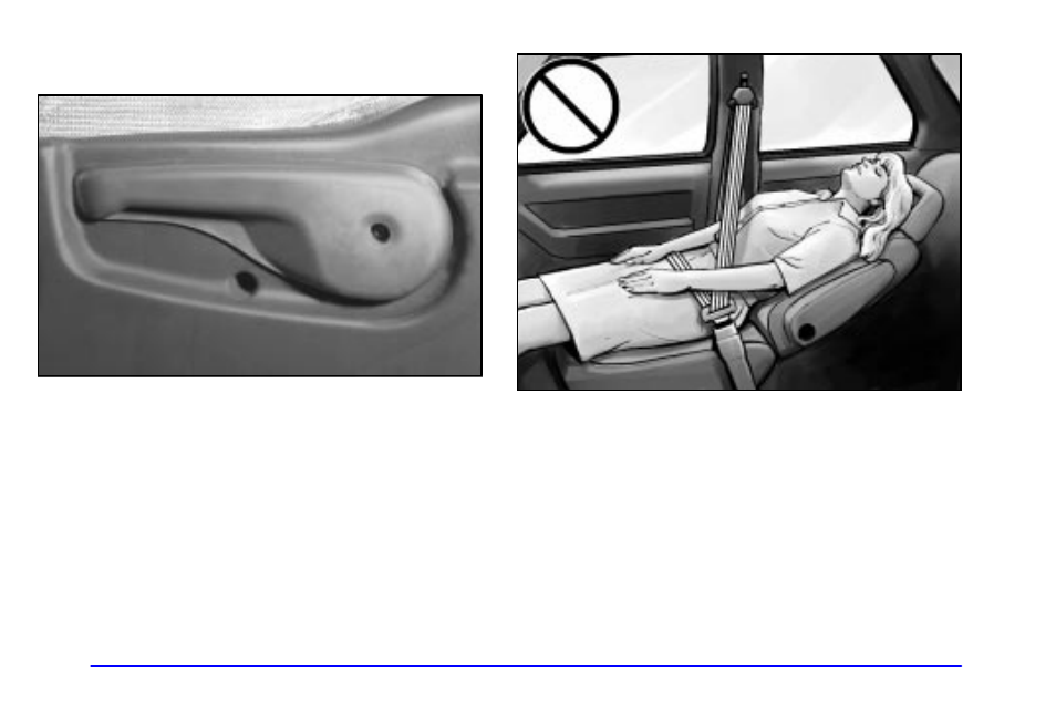 Reclining front seatbacks | Buick 2002 Rendezvous User Manual | Page 18 / 455