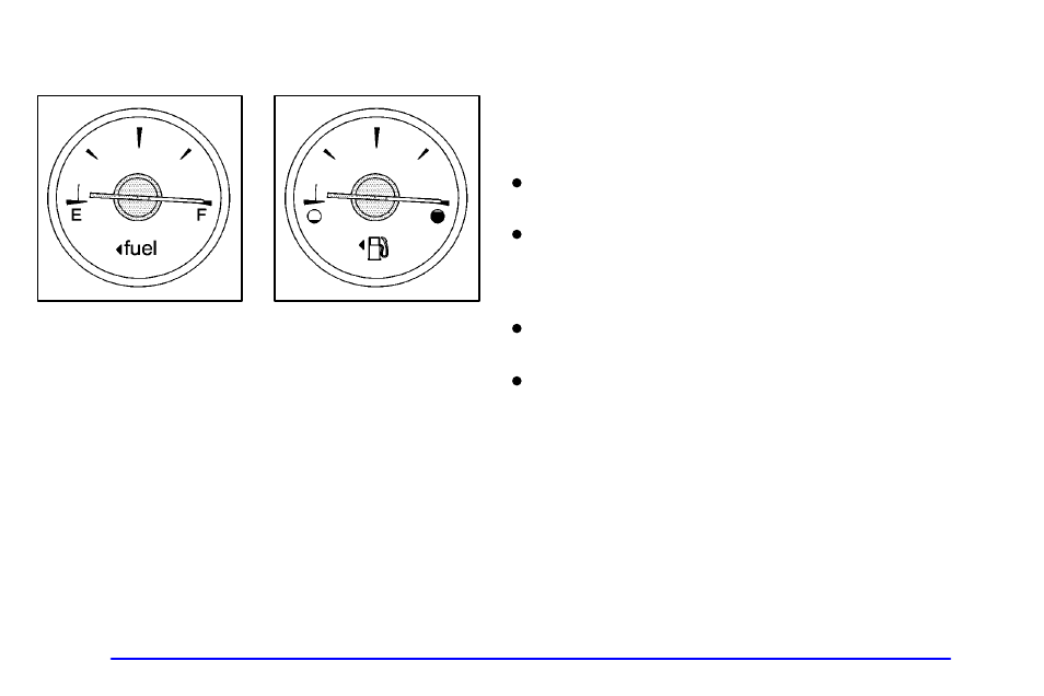 Fuel gage | Buick 2002 Rendezvous User Manual | Page 186 / 455