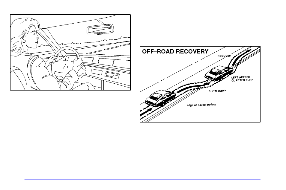 Off-road recovery, Road recovery | Buick 2002 Rendezvous User Manual | Page 275 / 455