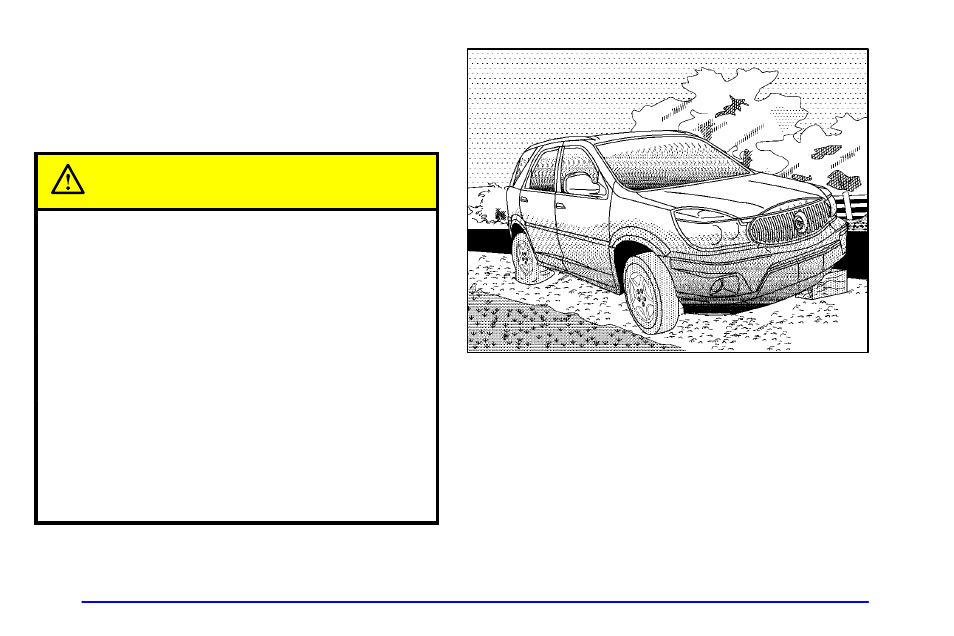 Changing a flat tire, Caution | Buick 2002 Rendezvous User Manual | Page 325 / 455