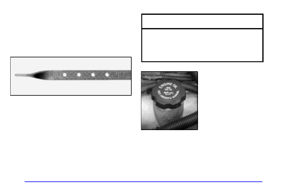 When to add engine oil, Notice | Buick 2002 Rendezvous User Manual | Page 359 / 455