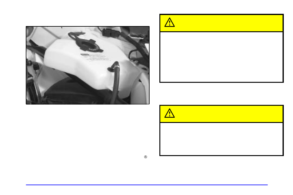 Checking coolant, Adding coolant, Caution | Buick 2002 Rendezvous User Manual | Page 374 / 455