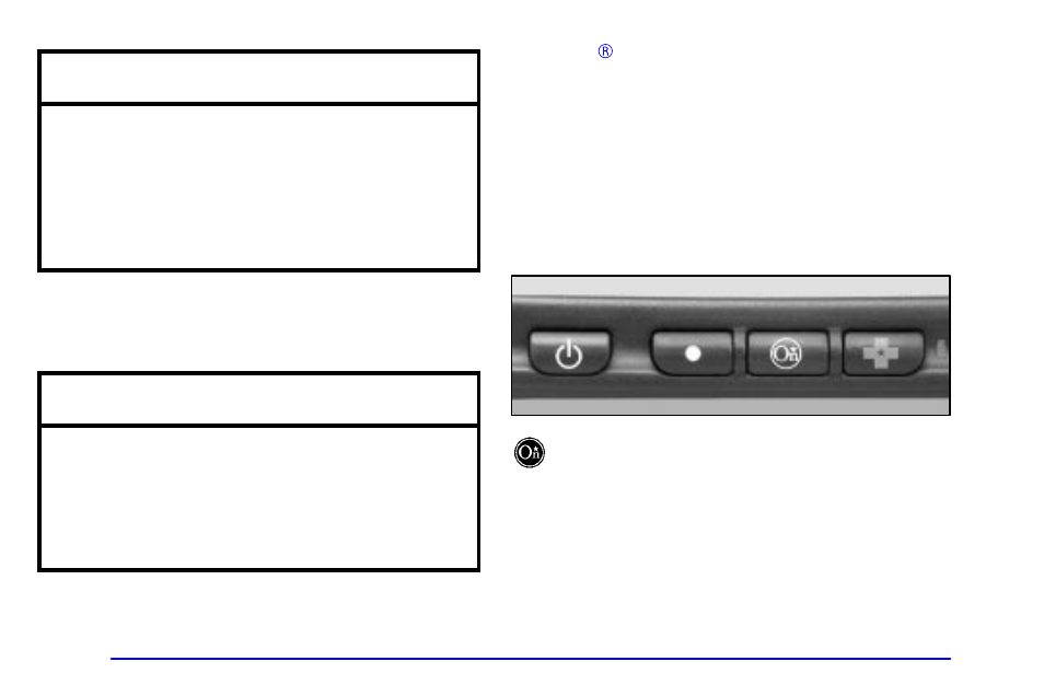 Onstar system (if equipped), Notice, Onstar | System (if equipped) | Buick 2002 Park Avenue User Manual | Page 125 / 395