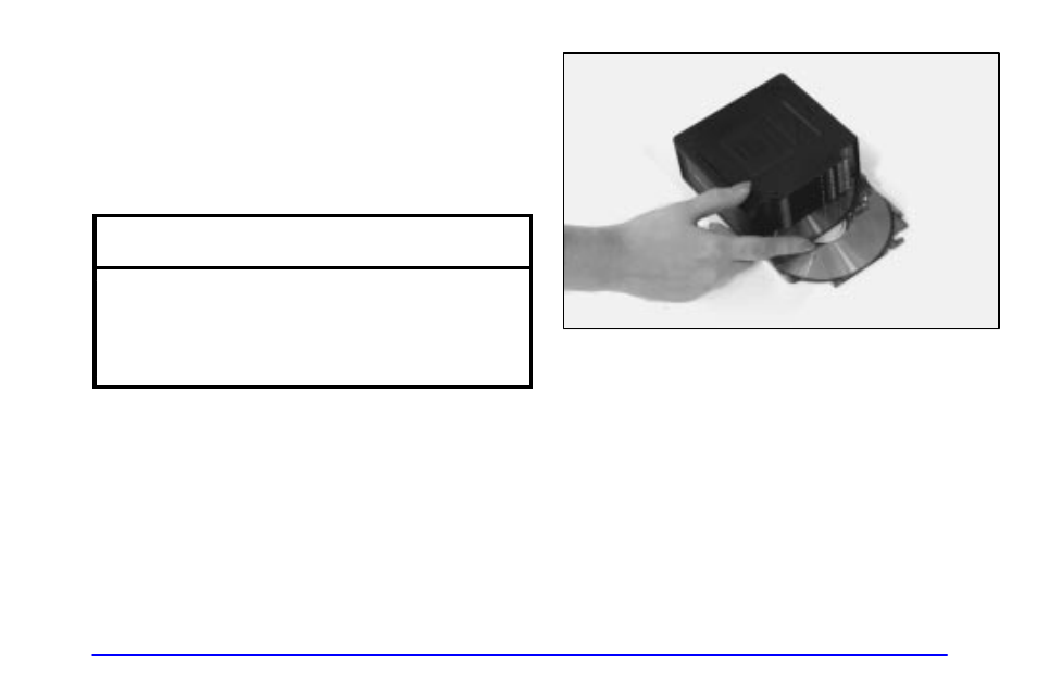 Trunk-mounted cd changer (option), Notice | Buick 2002 Park Avenue User Manual | Page 182 / 395