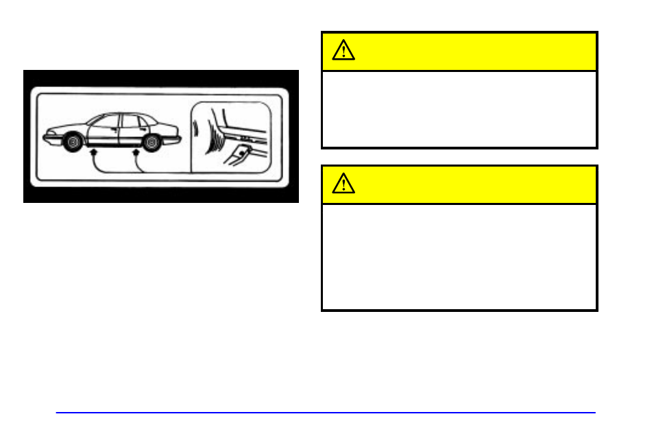 Caution | Buick 2002 Park Avenue User Manual | Page 257 / 395