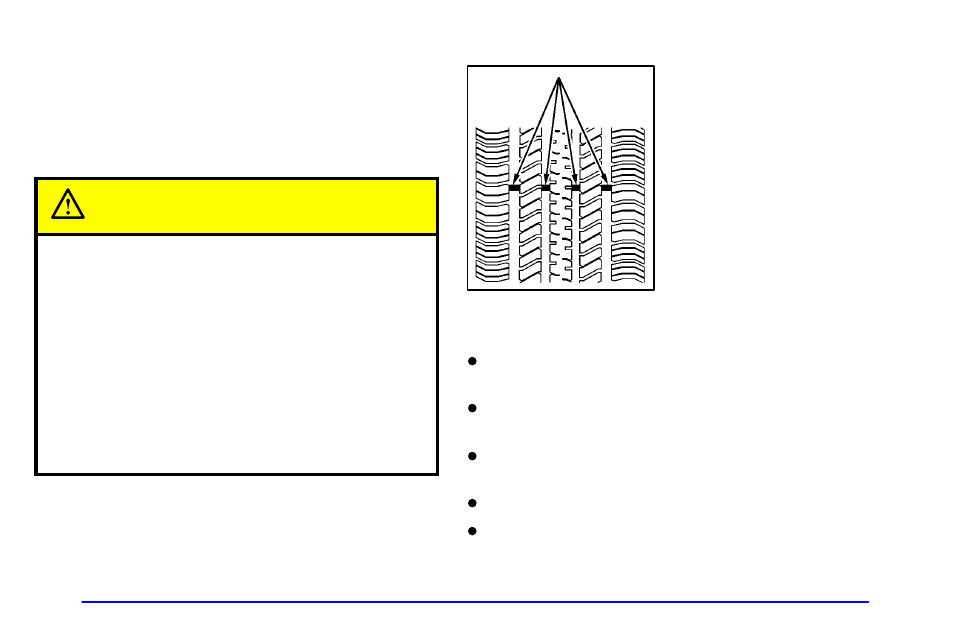 When it's time for new tires, Caution | Buick 2002 Park Avenue User Manual | Page 316 / 395