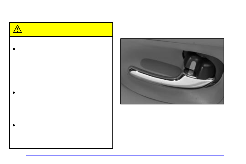 Door locks, Door locks caution | Buick 2002 Park Avenue User Manual | Page 69 / 395