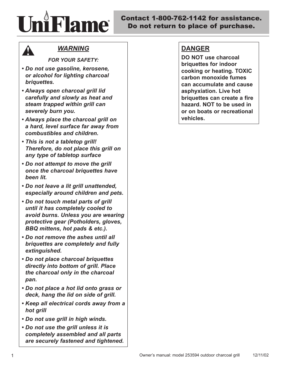 Blue Rhino 253594 User Manual | Page 2 / 22