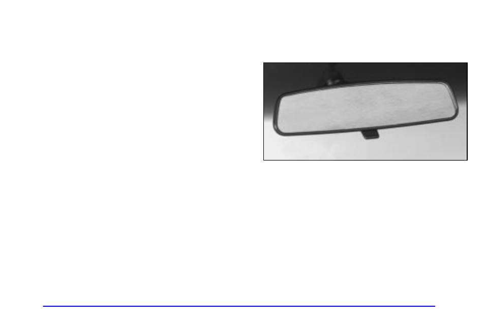 Trunk lamp, Glove box lamp, Battery rundown protection | Mirrors, Inside manual day/night rearview mirror | Buick 2001 Park Avenue User Manual | Page 117 / 392