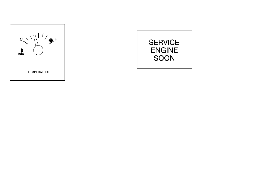 Engine coolant temperature gage | Buick 2001 Park Avenue User Manual | Page 148 / 392