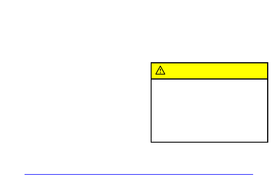 Caution | Buick 2001 Park Avenue User Manual | Page 201 / 392