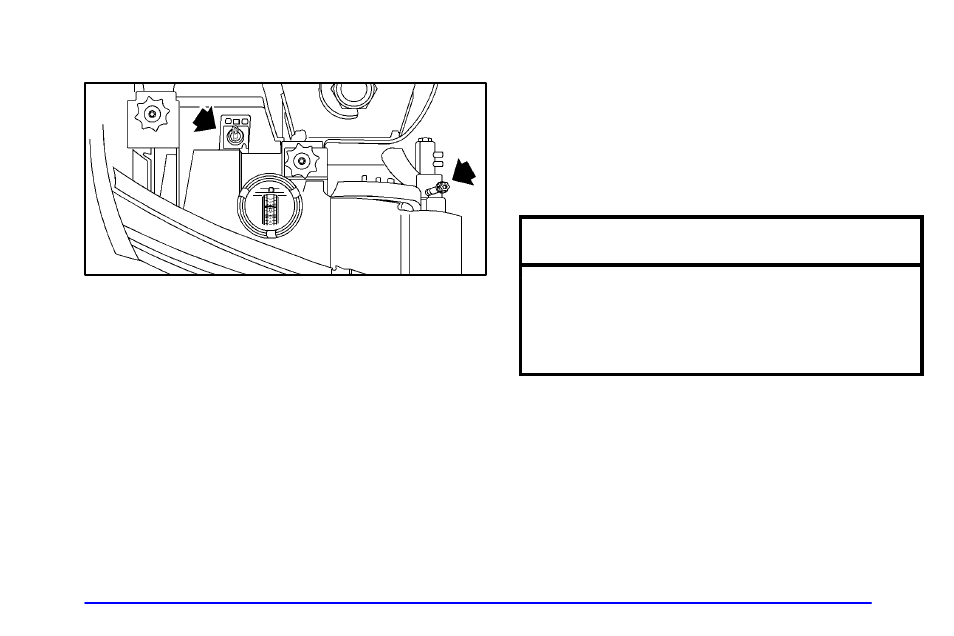 Headlamp aiming, Notice | Buick 2001 Park Avenue User Manual | Page 300 / 392