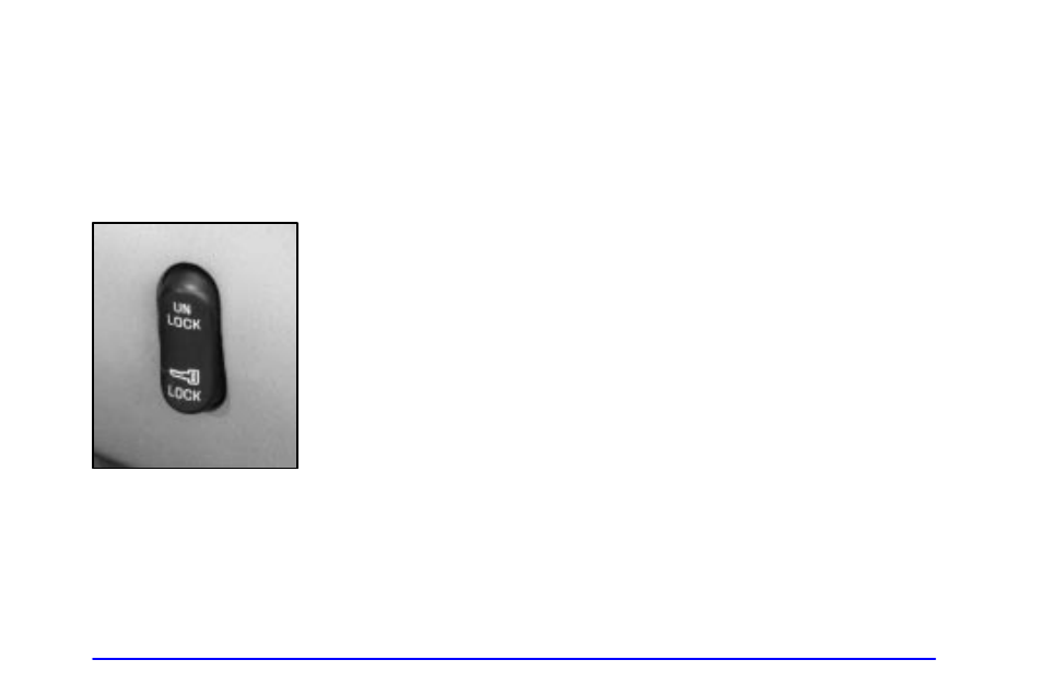 Central door unlocking system, Power door locks, Door ajar reminder (if equipped) | Automatic door locks, Customizing your automatic door locks feature | Buick 2001 Park Avenue User Manual | Page 75 / 392