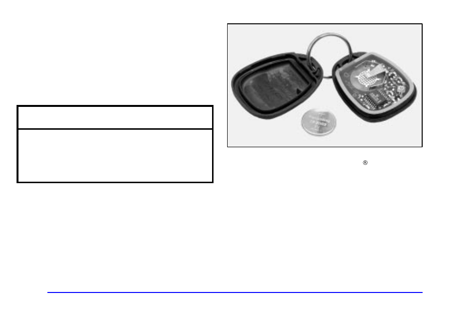 Battery replacement, Notice | Buick 2001 Park Avenue User Manual | Page 82 / 392