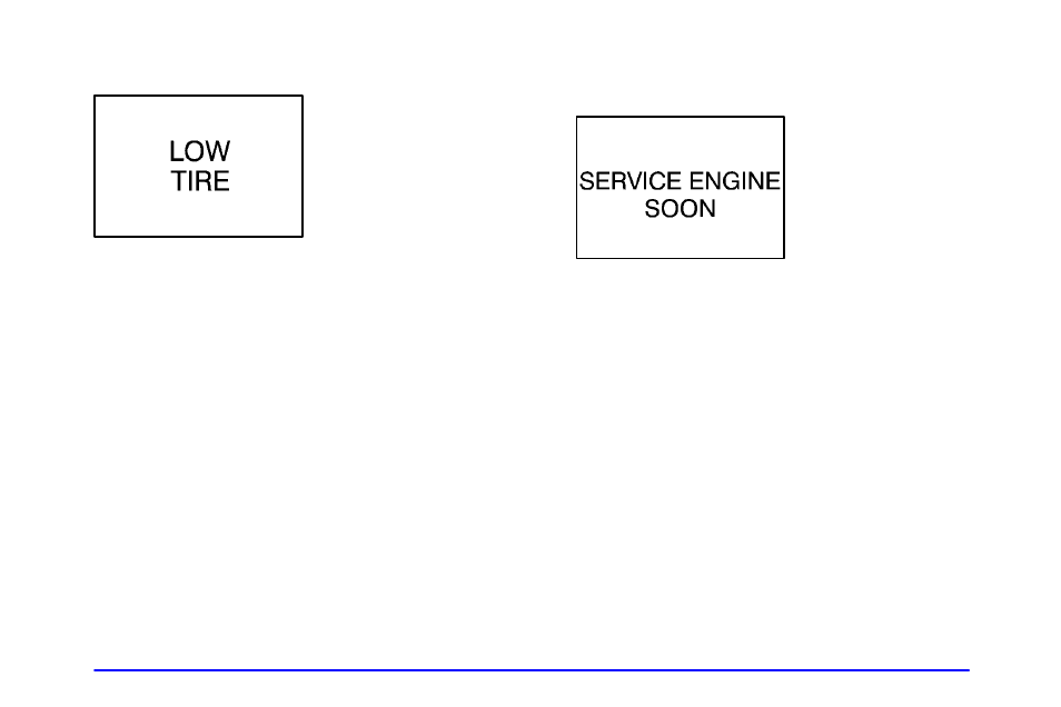 Low tire light | Buick 2001 Century User Manual | Page 139 / 351