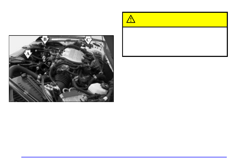 Cooling system, Caution | Buick 2001 Century User Manual | Page 229 / 351