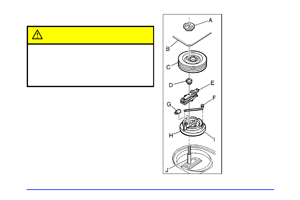 Storing the spare tire and tools, Caution | Buick 2001 Century User Manual | Page 248 / 351