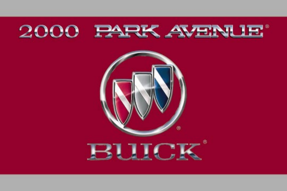 Buick 2000 Park Avenue User Manual | 392 pages