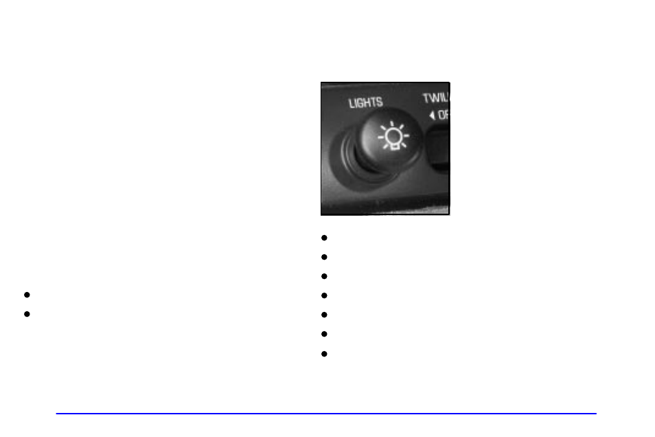 Passing another vehicle while using cruise control, Using cruise control on hills, Ending cruise control | Erasing speed memory, Exterior lamps, Headlamps | Buick 2000 Park Avenue User Manual | Page 107 / 392