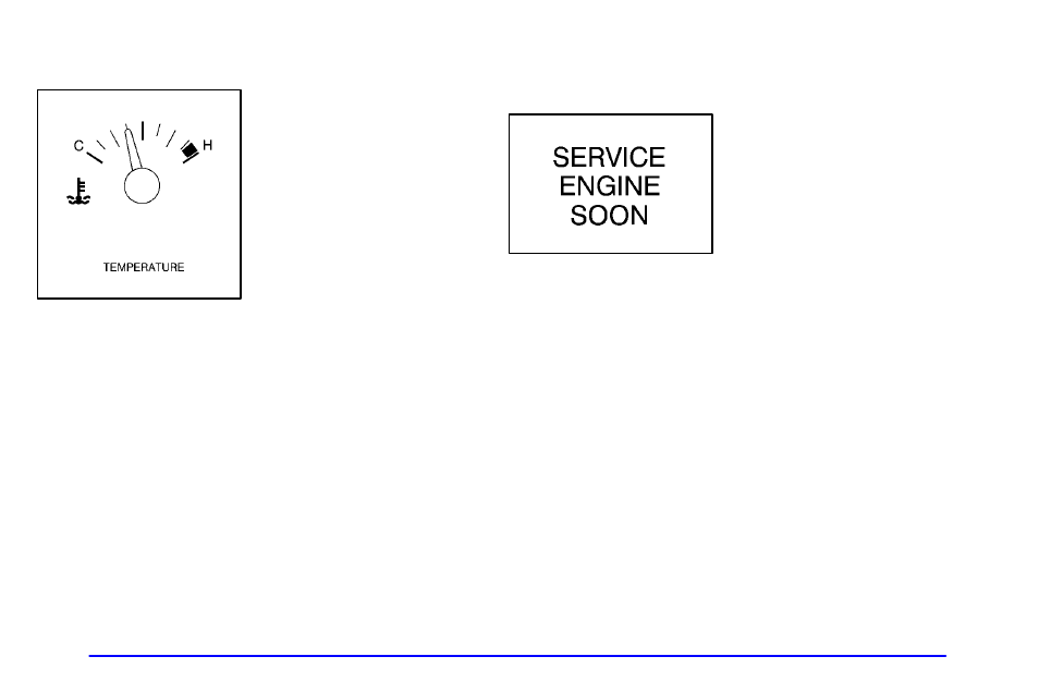 Engine coolant temperature gage | Buick 2000 Park Avenue User Manual | Page 141 / 392