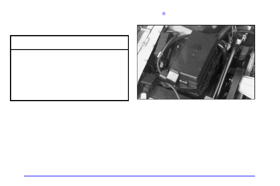 Electrical system, Add-on electrical equipment, Maxifuse /relay center | Notice | Buick 2000 Park Avenue User Manual | Page 328 / 392