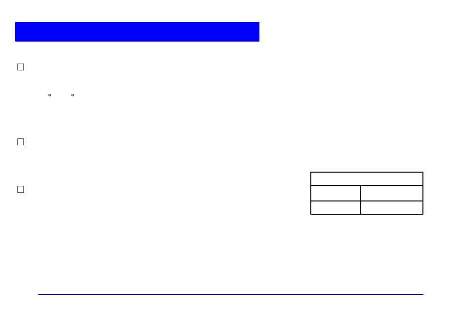 Long trip/highway scheduled maintenance | Buick 2000 Park Avenue User Manual | Page 368 / 392