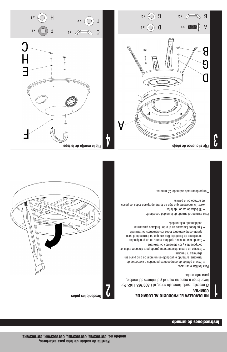 Blue Rhino CBT802WGR User Manual | Page 13 / 16