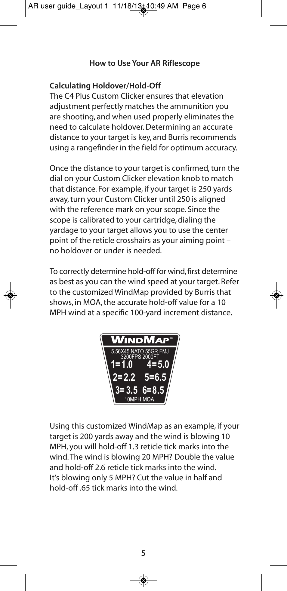 Burris AR User Manual | Page 6 / 8