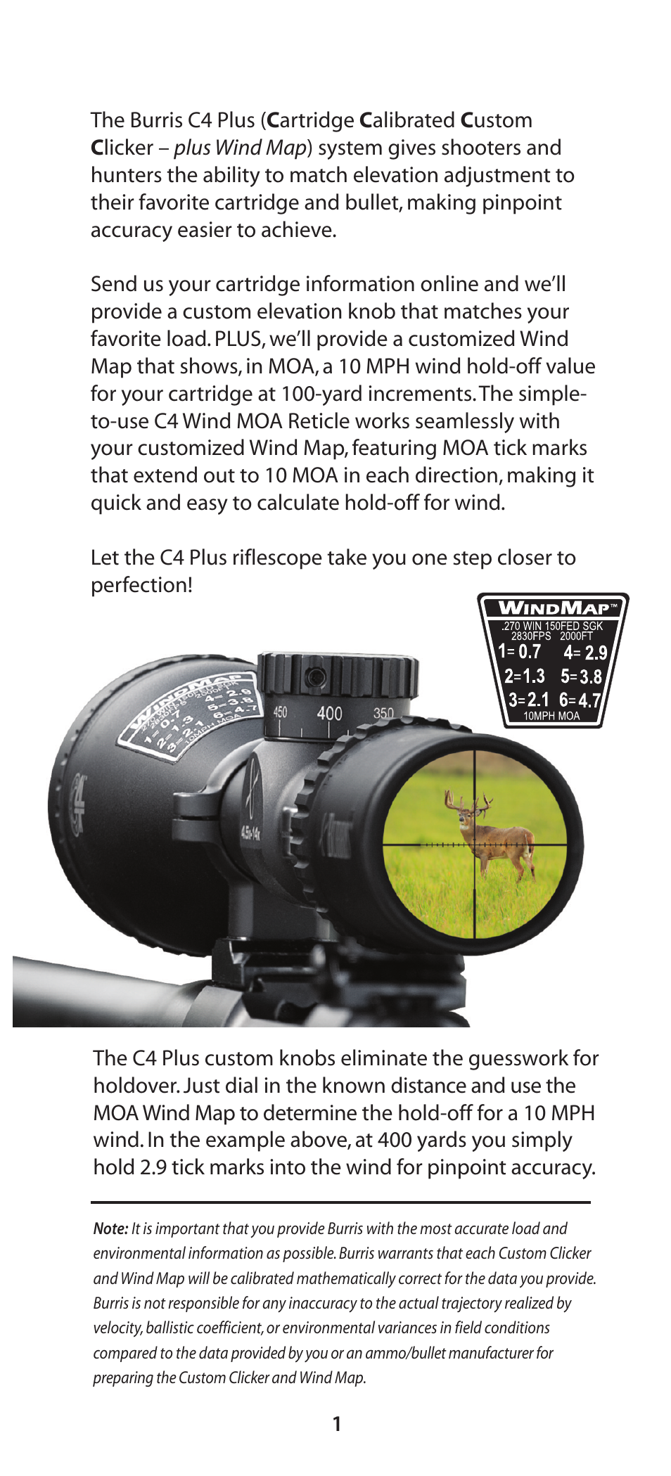 Burris C4 Plus User Manual | Page 2 / 8