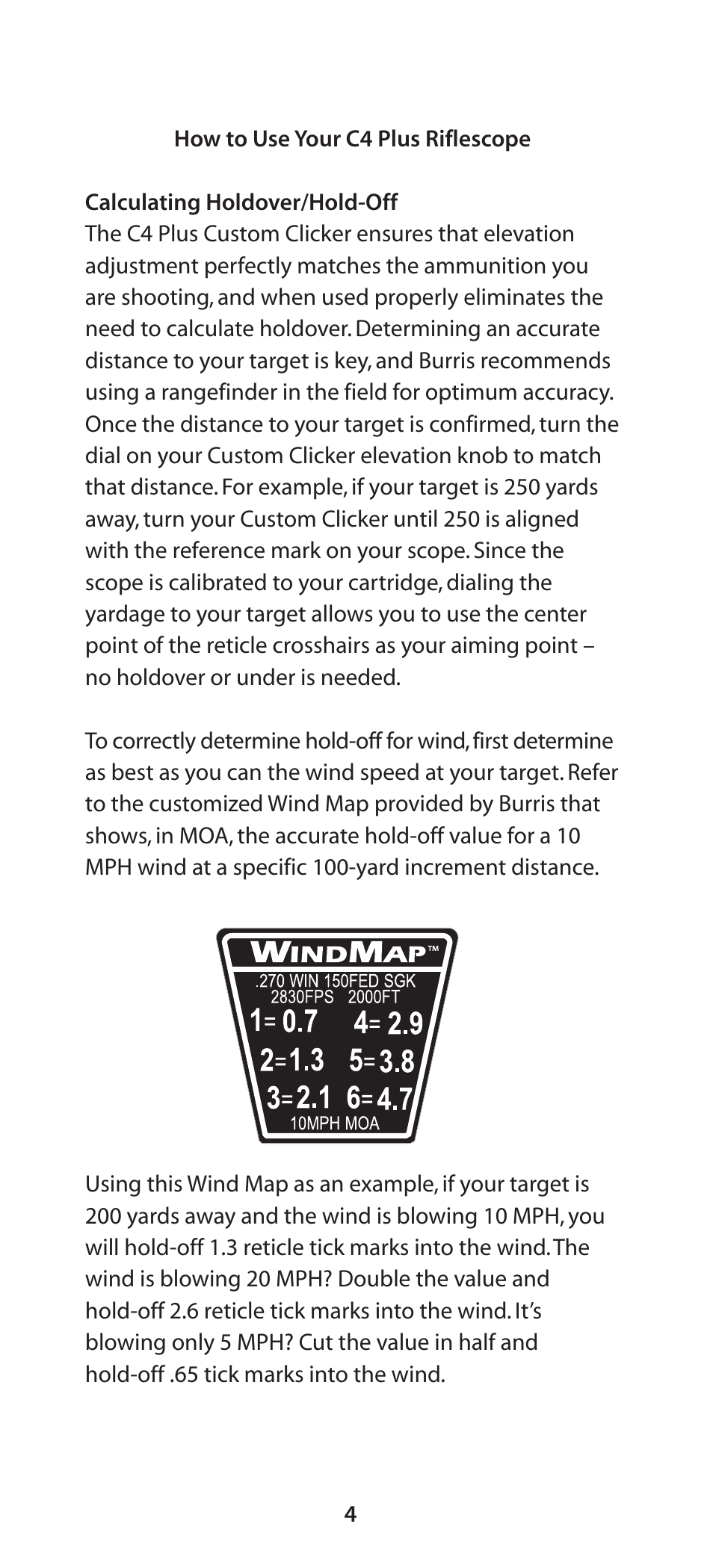 Burris C4 Plus User Manual | Page 5 / 8