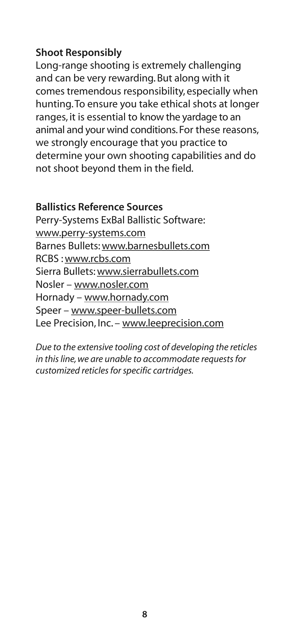 Burris Droptine User Manual | Page 9 / 12